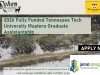 2026 Fully Funded Tennessee Tech University Masters Graduate Assistantship