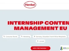 2026 Henkel Content Management EU Internship in Germany