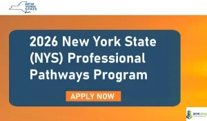 2026 New York State (NYS) Professional Pathways Program