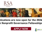2026 RSA Nonprofit Governance Fellowships 2026 RSA Nonprofit Governance Fellowships
