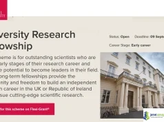 2026 Royal Society University Research Fellowship (Fully Funded UK Research Fellowship) 2026 Royal Society University Research Fellowship (Fully Funded UK Research Fellowship)
