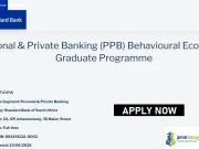 2026 Standard Bank Behavioural Economics Graduate Programme in South Africa 2026 Standard Bank Behavioural Economics Graduate Programme in South Africa