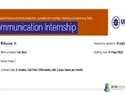 2026 UNITEE Communication and Policy Internship in Belgium 2026 UNITEE Communication and Policy Internship in Belgium