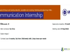 2026 UNITEE Communication and Policy Internship in Belgium