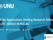2026 United Nations University Institute in Macau Visiting Research Fellowship Program (Fully Funded) 2026 United Nations University Institute in Macau Visiting Research Fellowship Program (Fully Funded)