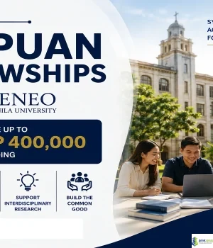 2027 Tagpuan Fellowships in the Philippines (Up to PHP 400,000 Research Funding)