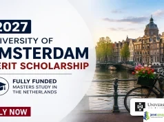 2027 University of Amsterdam Merit Scholarship (Fully Funded Masters Study in the Netherlands) 2027 University of Amsterdam Merit Scholarship (Fully Funded Masters Study in the Netherlands)
