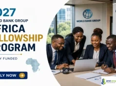 2027 World Bank Group Africa Fellowship Program (Fully Funded) 2027 World Bank Group Africa Fellowship Program (Fully Funded)