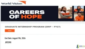 2027 World Vision Uganda Graduate Internship Program (GRIP)