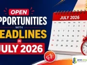 Open Opportunities with Deadlines in July 2026 Open Opportunities with Deadlines in July 2026