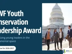2026-2027 World Wildlife Fund WWF-US Youth Conservation Leadership Award 2026-2027 WWF-US Youth Conservation Leadership Award