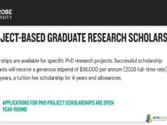 2026 La Trobe University PhD Scholarship in Australia (Fully Funded) 2026 La Trobe University PhD Scholarship in Australia (Fully Funded)