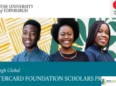 2027/28 Mastercard Foundation Scholars Program at University of Edinburgh 2027-28 Mastercard Foundation Scholars Program at University of Edinburgh