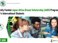 2027 Fully Funded Japan Africa Dream Scholarship (JADS) Program for Master’s International Students 2027 Fully Funded Japan Africa Dream Scholarship (JADS) Program for Master's International Students