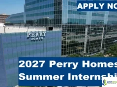 2027 Perry Homes Summer Internship 2027 Perry Homes Summer Internship